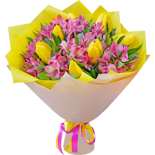 Букет цветов "Лунная тропа"